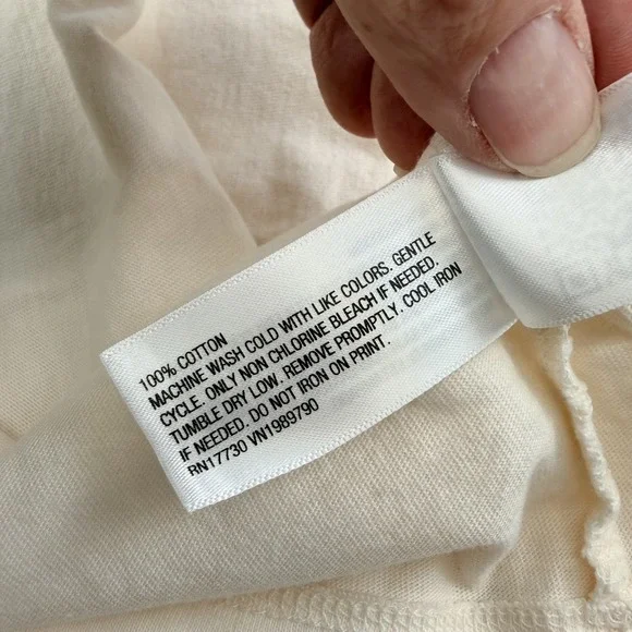 NWT Universal Thread Shirt L Cream Grow Towards Love Floral Graphic Tee Boho - Picture 7 of 10